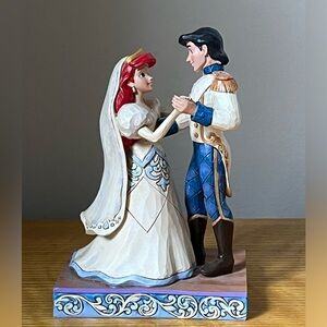 Jim Shore ‘Wedding Bliss’ figurine of Ariel and Prince Eric